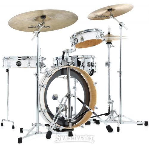  DW Performance Series Low Pro 3-piece Shell Pack - White Marine Finish Ply