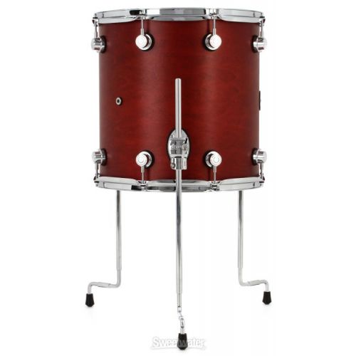  DW Performance Series Floor Tom - 14 x 14 inch - Tobacco Stain