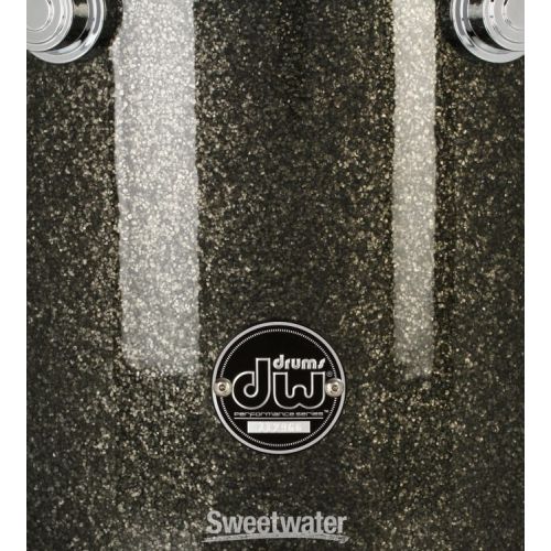  DW Performance Series Floor Tom - 14 x 14 inch - Pewter Sparkle FinishPly