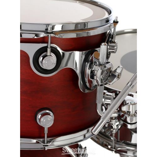  DW Performance Series 3-piece Shell Pack with 24 inch Bass Drum - Tobacco Stain Satin Oil