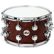 DW Collector's Series Exotic Snare Drum - 8 x 14-inch - Cinnamon Burl