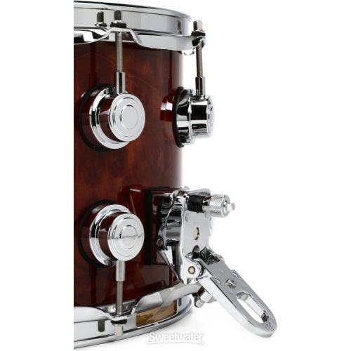  DW Collector's Series Exotic Snare Drum - 8 x 14-inch - Cinnamon Burl