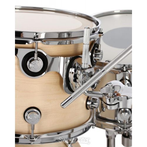  DW Performance Series 3-piece Shell Pack with 22 inch Bass Drum - Natural Satin Oil