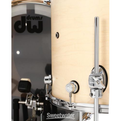  DW Performance Series 3-piece Shell Pack with 22 inch Bass Drum - Natural Satin Oil