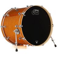 DW Performance Series Bass Drum - 18 x 22 inch - Gold Sparkle FinishPly