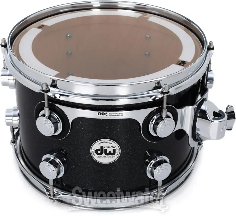  DW Collector's Series FinishPly 4-piece Shell Pack - Black Ice