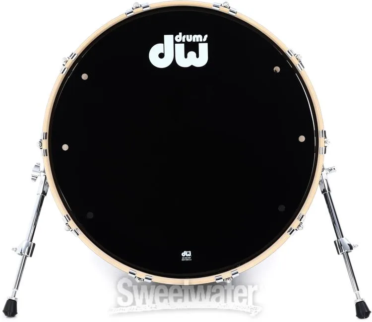  DW Collector's Series FinishPly 4-piece Shell Pack - Black Ice