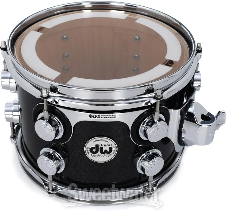  DW Collector's Series FinishPly 4-piece Shell Pack - Black Ice