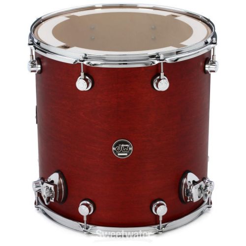  DW Performance Series Floor Tom - 16 x 16 inch - Tobacco Stain