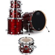 DW Performance Series 5-piece Shell Pack with 22-inch Bass Drum - Antique Ruby Oyster