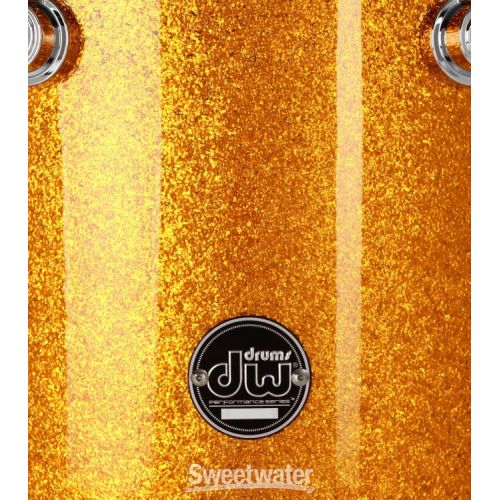  DW Performance Series Floor Tom - 14 x 16 inch - Gold Sparkle FinishPly