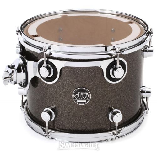  DW Performance Series Mounted Tom - 9 x 12 inch - Pewter Sparkle FinishPly