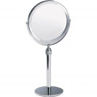 DWBA Bath Collection DWBA Table Height Adjustable Cosmetic Makeup 5X Magnifying Mirror, Polished