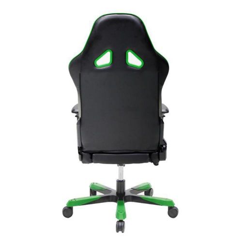  DXRacer OHTS29NE Black & Green Tank Series Gaming Chair Ergonomic High Backrest Office Computer Chair Esports Chair Swivel Tilt and Recline with Headrest and Lumbar Cushion + War