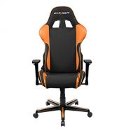 DXRacer OH/FH11/NO Black & Orange Formula Series Gaming Chair Ergonomic High Backrest Office Computer Chair Esports Chair Swivel Tilt and Recline with Headrest and Lumbar Cushion +