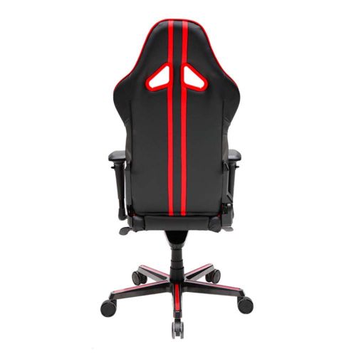  DXRacer OHRV131NR Black & Red Racing Series Gaming Chair Ergonomic High Backrest Office Computer Chair Esports Chair Swivel Tilt and Recline with Headrest and Lumbar Cushion + Wa