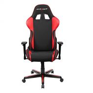 DXRacer OHFH11NR Black & Red Formula Series Gaming Chair High-back Ergonomic Home Office Adjustable Swivel Racing eSports Computer Chair with Lumbar Cushion and Headrest Pillow