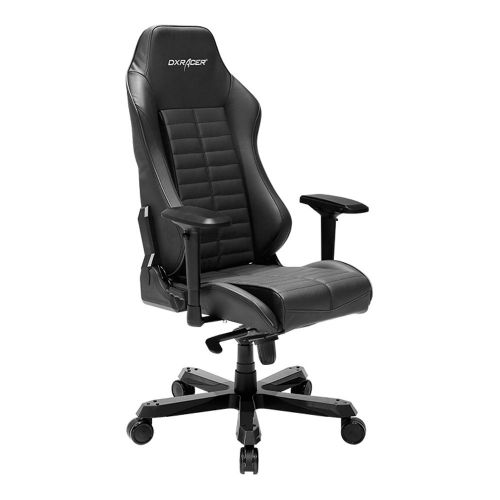  DXRacer Iron Series DOHIS133N with Name Racing Bucket Seat Office Chair X Large PC Gaming Chair Computer Chair Executive Chair Ergonomic Rocker with Pillows (Black)