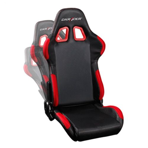  DXRacer Racing Simulator Pc Game Gaming Chair Black Red DPSF03NR Newedge Edition