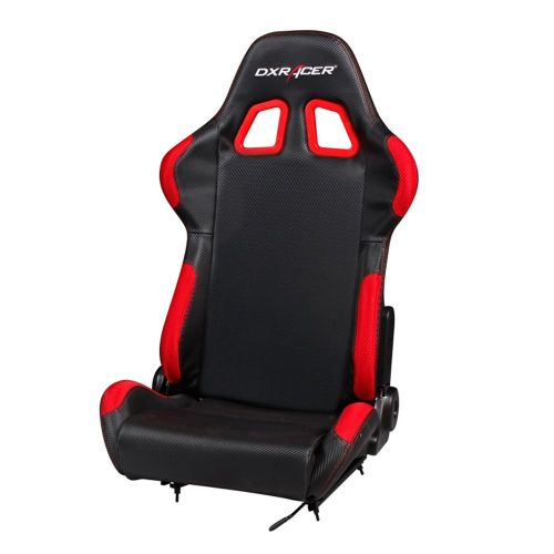  DXRacer Racing Simulator Pc Game Gaming Chair Black Red DPSF03NR Newedge Edition