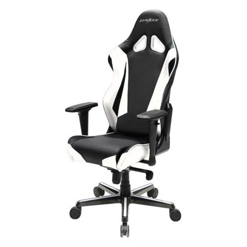  DXRacer OHRV001NW Ergonomic, High Quality Computer Chair for Gaming, Executive or Home Office Racing Series White  Black