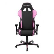 DXRacer OH/FH11/NP Black & Pink Formula Series Gaming Chair Ergonomic High Backrest Office Computer Chair Esports Chair Swivel Tilt and Recline with Headrest and Lumbar Cushion + W