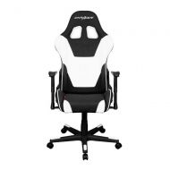 DXRacer OH/FD101/NW White & Black Formula Series Gaming Chair Ergonomic High Backrest Office Computer Chair Esports Chair Swivel Tilt and Recline with Headrest and Lumbar Cushion +