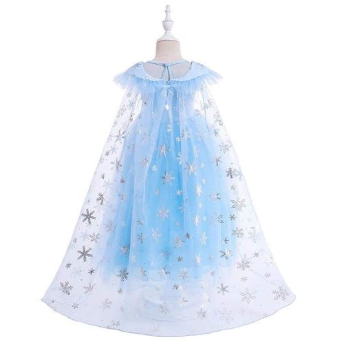  DXYtech Snow Queen Elsa Costumes Frozen Princess Sequins Dress Up Party Outfit for Toddler Girls