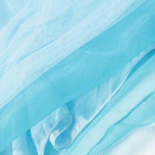  DXYtech Snow Queen Elsa Costumes Frozen Princess Sequins Dress Up Party Outfit for Toddler Girls