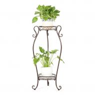 DYGDHJ Plant Stand, Metal Flower Herbs Holder Garden Patio Shelves for Plant Flower Pot Rack Display Stand Indoor and Outdoor Floor-Standing (Size : Large)