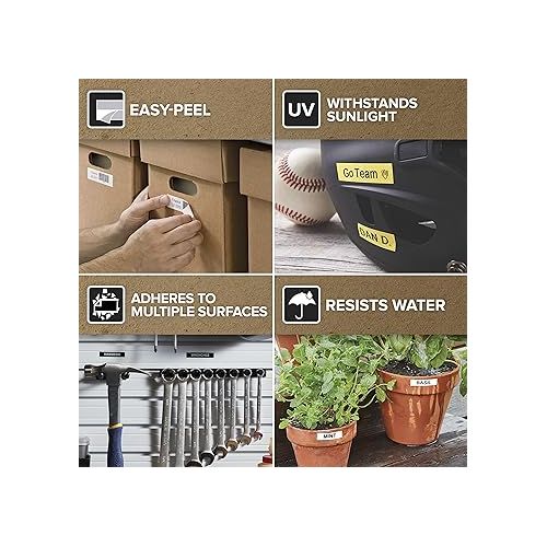  DYMO LabelManager 160 Portable Label Maker Bundle, Easy-to-Use, One-Touch Smart Keys, QWERTY Keyboard, Large Display, For Home & Office Organization, Includes 3 D1 label cassettes