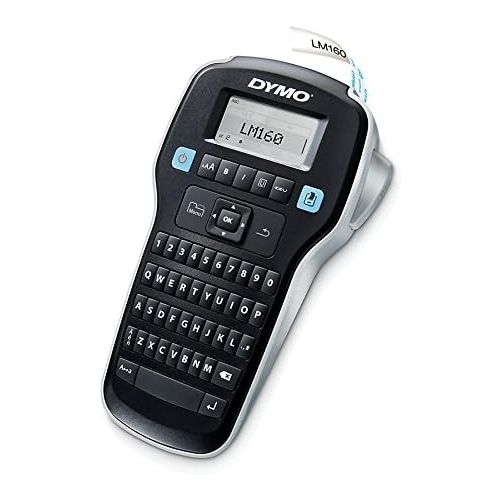  [아마존베스트]DYMO Label Maker | LabelManager 160 Portable Label Maker, Easy-to-Use, One-Touch Smart Keys, QWERTY Keyboard, Large Display, for Home & Office Organization