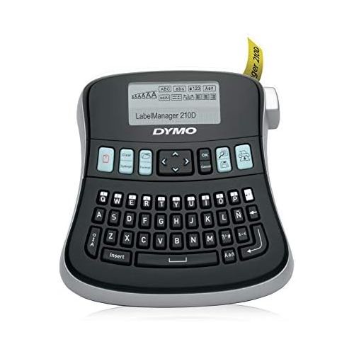  [아마존베스트]DYMO Desktop Label Maker | LabelManager 210D All-Purpose Portable Label Maker, Easy-to-Use, One-Touch Smart Keys, QWERTY Keyboard, Large Display, for Home & Office Organization