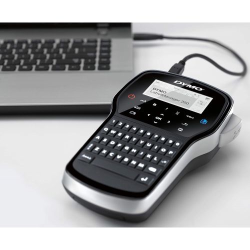  [아마존베스트]DYMO Label Maker | LabelManager 280 Rechargeable Portable Label Maker, Easy-to-Use, One-Touch Smart Keys, QWERTY Keyboard, PC and Mac Connectivity, for Home & Office Organization