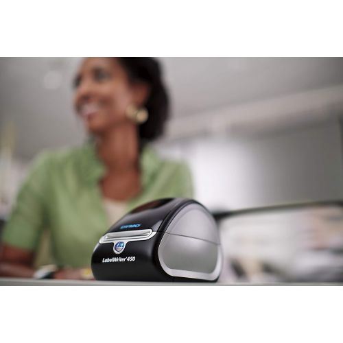  [아마존베스트]DYMO Label Printer | LabelWriter 450 Direct Thermal Label Printer, Great for Labeling, Filing, Mailing, Barcodes and More, Home & Office Organization