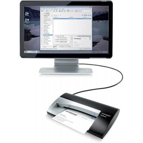  [아마존베스트]DYMO CardScan v9 Executive Business Card Scanner and Contact Management System for PC or Mac (1760686)