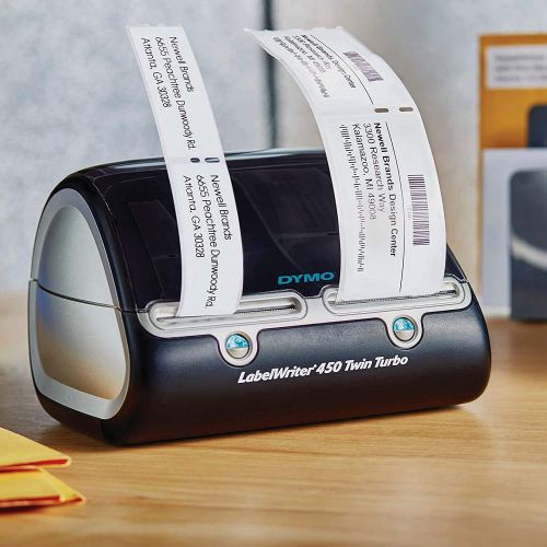  [아마존베스트]DYMO Label Printer & Digital Scale | LabelWriter Twin Turbo Direct Thermal Label Printer, All-Inclusive Mailing Solution, Great for Labeling, Filing, Shipping, Mailing, Barcodes, a