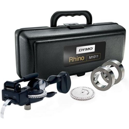  DYMO Rhino Labeller, 1011 Metal Tape Embossing System Kit, 1-Carded (M1101)