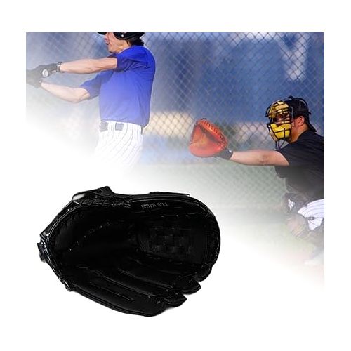  DYNWAVE Softball Glove Fastpitch Softball Mitt Thicken Teeball Glove Baseball Fielding Glove Baseball Glove for Youth Adults