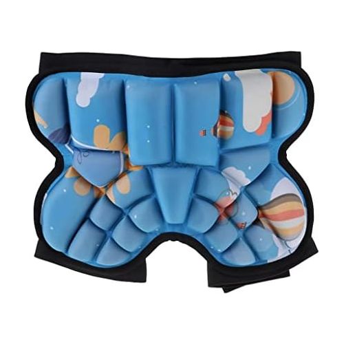  DYNWAVE 3D Padded Protective Shorts, Kids Hip Butt EVA Pad Short Pants, Heavy Duty Protective Gear Guard Drop Resistance for Ski Skiing Skating