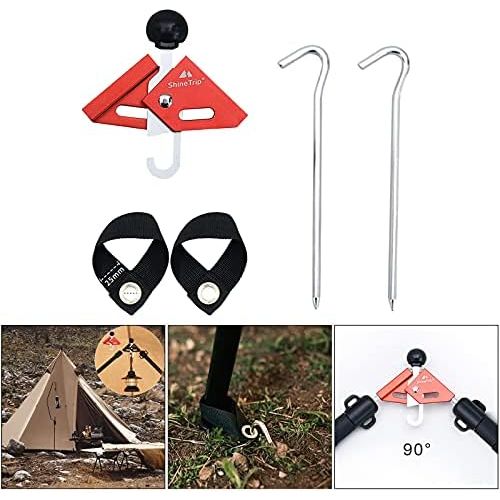  DYNWAVE Tarp Pole Tip Caps Single Person Tent Build Pole Connector Joint Ball