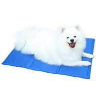 DYYTRm Dog Cooling Mat Non-Toxic Ice Gel Pad for Dogs Cats in Summer Pet Gel Self-Cooling Pad for Summer Sleeping Bad Kennel Crate,Keep Pets Cool for Small and Medium Dogs