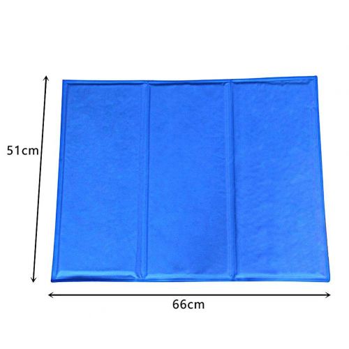  DYYTRm Dog Cooling Mat Non-Toxic Ice Gel Pad for Dogs Cats in Summer Pet Gel Self-Cooling Pad for Summer Sleeping Bad Kennel Crate,Keep Pets Cool for Small and Medium Dogs