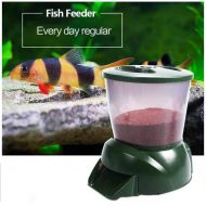 DZENJ Cd Automatic Aquarium Feeder, Pond Feeding Fish 4.25l LCD Digital Automatic Aquarium Feeder Programmable Food Dispenser