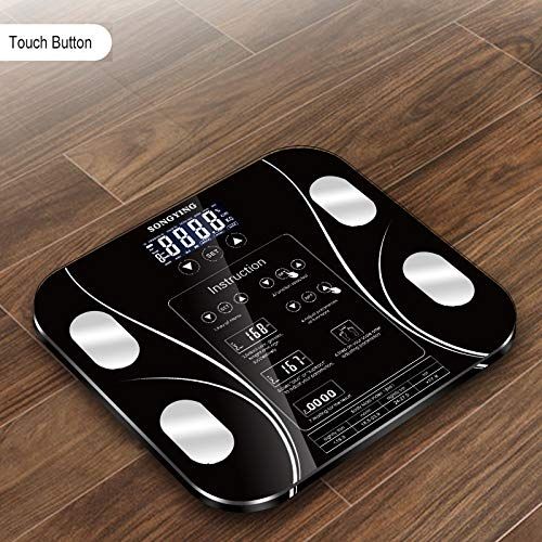  DZSF Bathroom Body Index Electronic Smart Weighing Scales, Fat BMI Scale Digital Human Weight Mi Scales Floor LCD Display