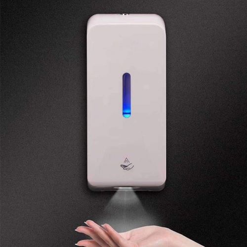  DZWYC Soap dispenser Touchless Soap dispenser Automatic Sensor Soap dispenser Hand Free Wall mounted Soap Dispensers Smart Hand Washer Alcohol Sterilizer Soap Pump For Commercial, Bathro