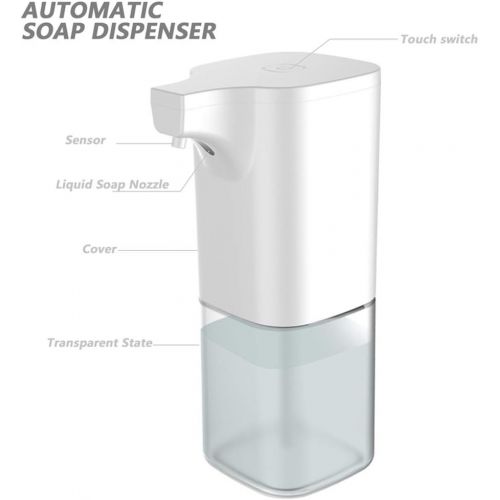  DZWYC Soap dispenser Touchless Soap dispenser Automatic Sensor Soap dispenser Hand Free Wall Mounted Soap Dispensers Childrens antibacterial electric Hand sanitizer Smart Hand washer Alc