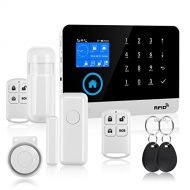 DZX Security Touch Screen Keypad LCD Display WiFi GSM 3G iOS Android APP Wireless Home Burglar Security Alarm System Kit