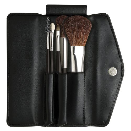 다빈치 Da Vinci Brushes da Vinci Cosmetics Series 48300 Professional Travel Brush Set with 10 Brushes, Napa Italian Leather Case, 11.29 Ounce, 10 Brushes