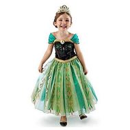 DaHeng Girls Princess Green Anna Fancy Dress Costume